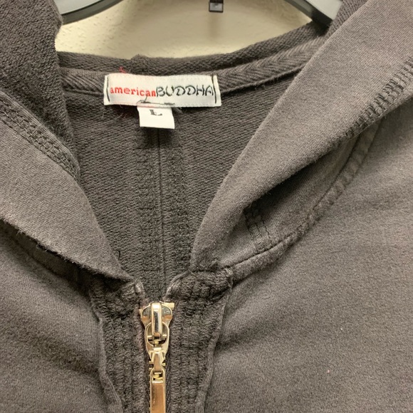 American Buddha Short Sleeve Hoodie - Picture 5 of 6